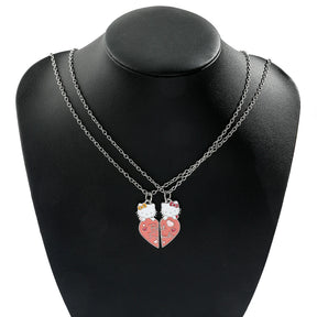 Sanrio Hello Kitty pendant necklace cute girl collarbone chain best friend pendant necklace Sweet Pendant Necklace