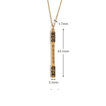 Colar Pingente Wu Kong Dourado em Aço Inoxidável 18K