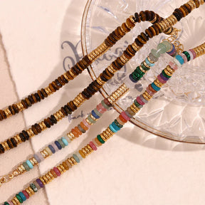 Colar e Pulseira Olho de Tigre Burnetts