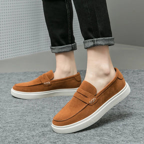 Sapato de Couro Casual Masculino