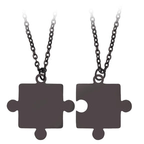 Colar casal quebra cabeça