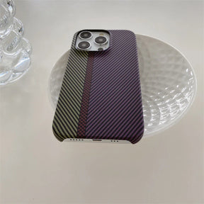 Capinha Para Iphone de Luxo em Fibra de Carbono