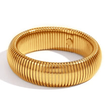 Pulseira Chunky Burnetts Banhada a Ouro e Prata