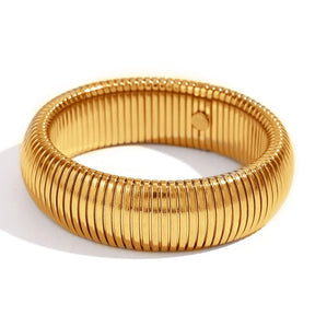 Pulseira Chunky Burnetts Banhada a Ouro e Prata