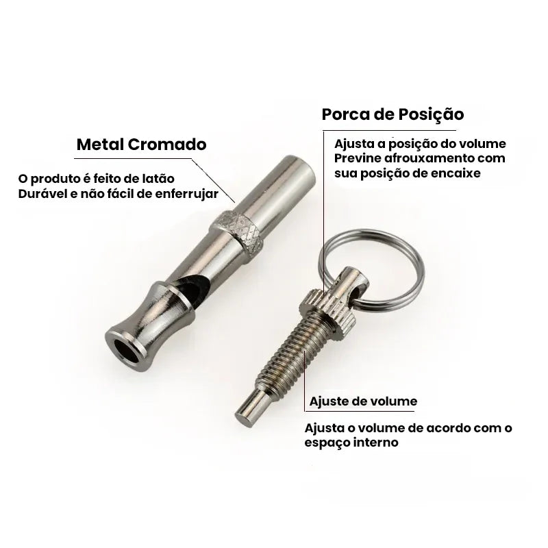 Apito para adestramento de Cachorro Frequência Flexível | Apito Tradition™