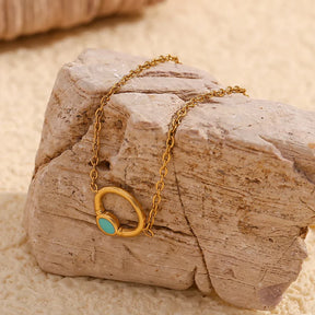 Pulseira Encanto Flor Esmaltada Burnetts Joias
