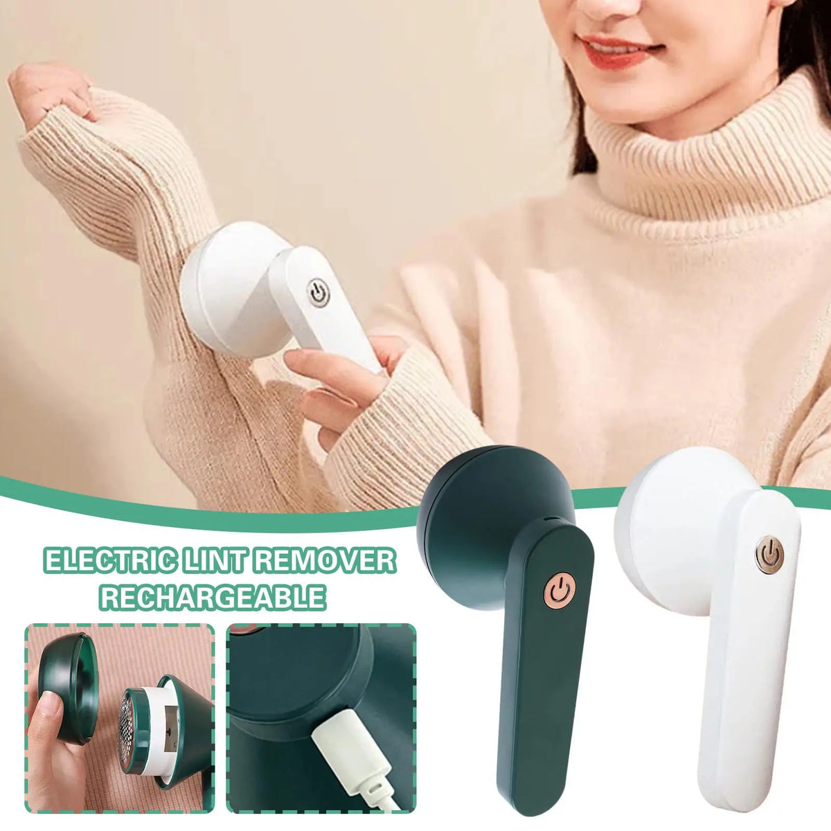 Recarregável elétrico Lint removedor para vestuário, Fuzz Shaver, camisola Shaver, casaco cabelo bola aparador, lâmina de pelúcia