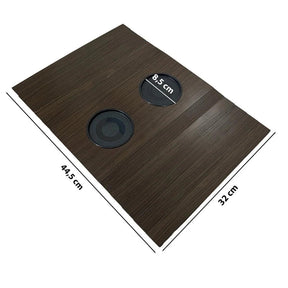 Porta Copo Copos Taça Sofá Esteira Bandeja Braço Flexível De MDF