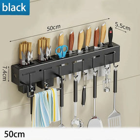 Organizador de Parede para Cozinha Aço Inox