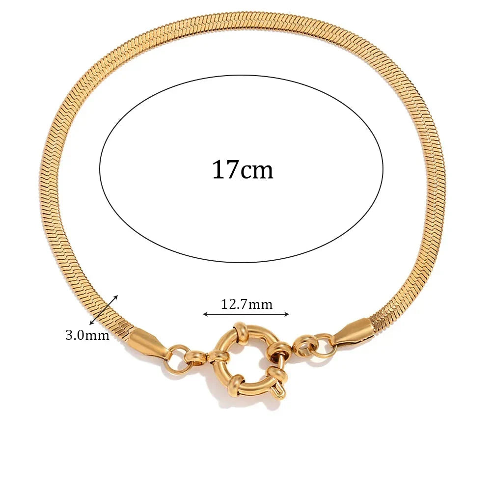 Pulseira Burnetts Joias Banhada a Ouro 18K