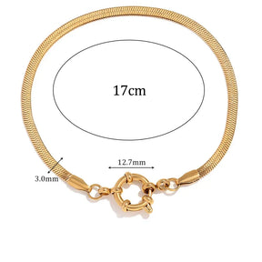 Pulseira Burnetts Joias Banhada a Ouro 18K