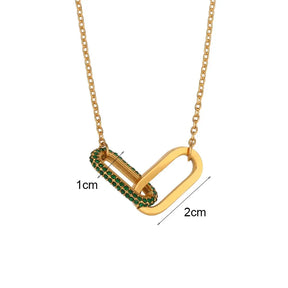Colar Elegance com Pingente de Zircônia