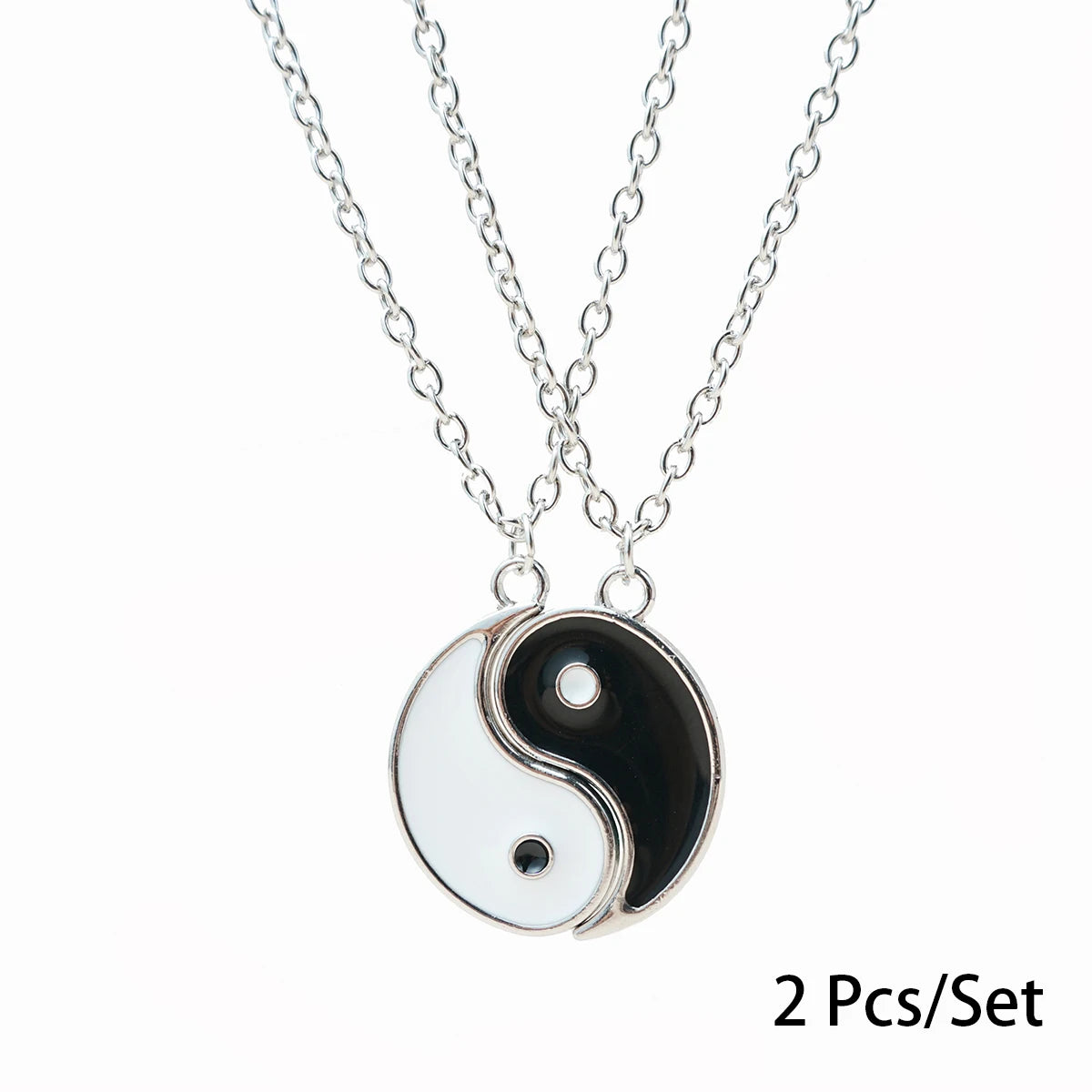 2 Pcs/Set Best Friends Pendant Necklace for Women Cute Avocado Lover Broken Heart Clavicle Chain BFF Best Friends Jewelry Gifts