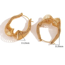 Brincos de Argola U Banhados a Ouro 18K