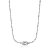 Colar Elegância Dourada com Zircão e Aço Inoxidável