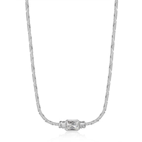 Colar Elegância Dourada com Zircão e Aço Inoxidável