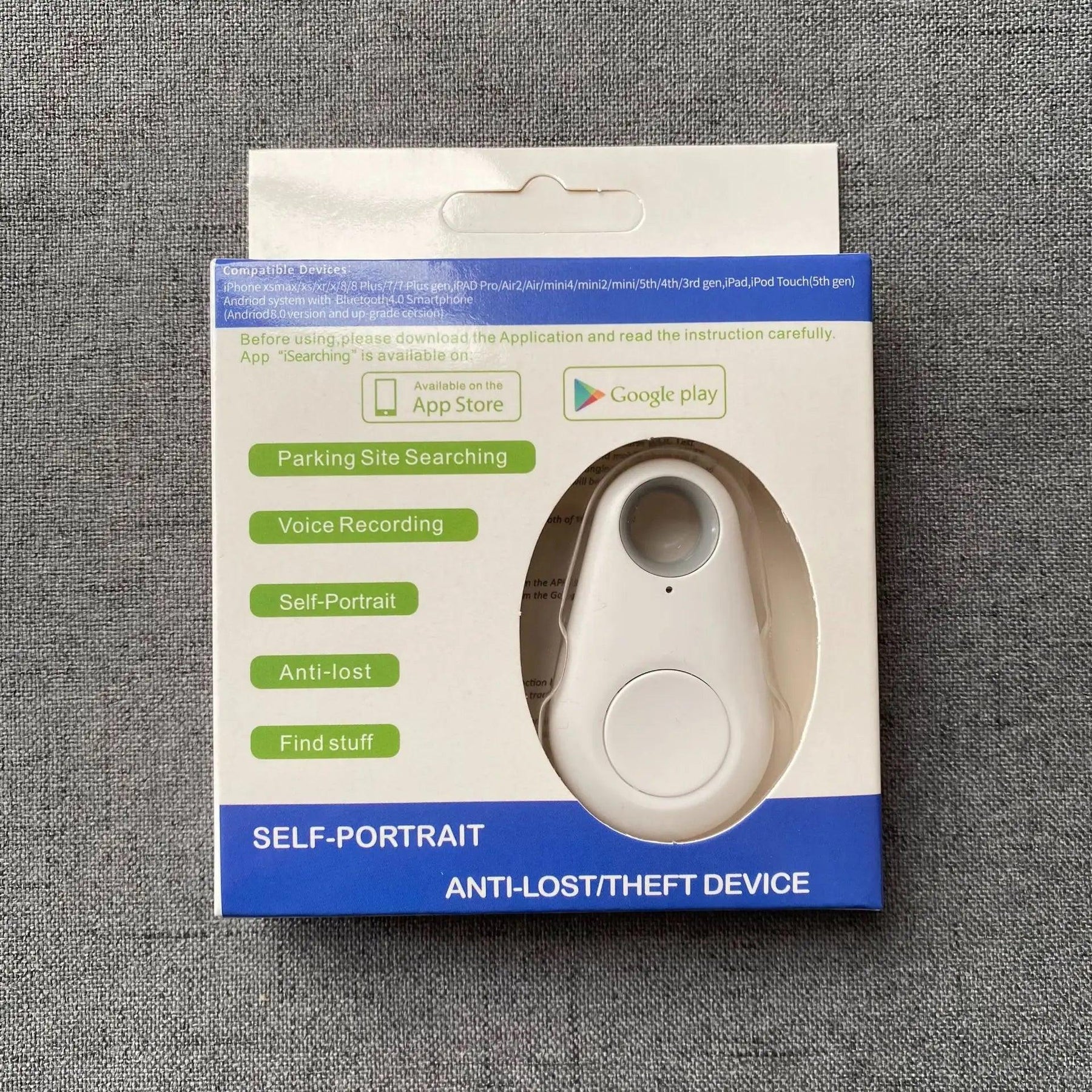Mini GPS Tracker Bluetooth 5.0 Anti-Lost para Pets e Objetos