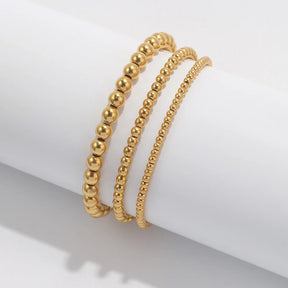 Pulseiras Elegantt 18K Banhadas a Ouro para Mulheres