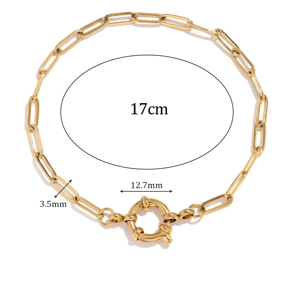 Pulseira Burnetts Joias Banhada a Ouro 18K