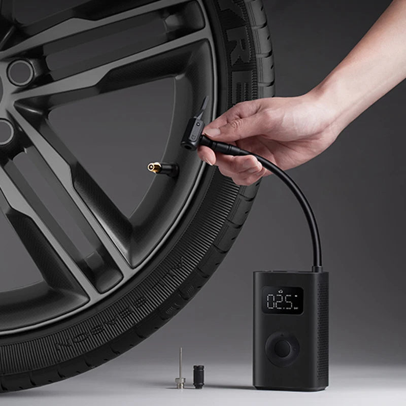 BOMBA DE AR MULTIFUNCIONAL COM
MEDIDOR DE PRESSÃO - xiaomi compressor de ar 2 portátil universal bomba de ar elétrica 2 sensor pneu mi tesouro inflável 2 para carro bicicleta