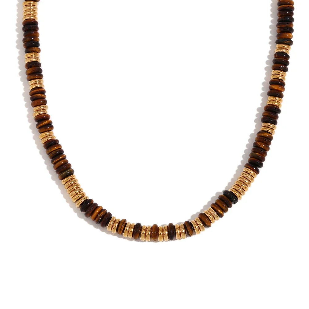 Colar e Pulseira Olho de Tigre Burnetts