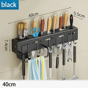 Organizador de Parede para Cozinha Aço Inox