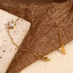 Pulseira Estrela de Zircônia Elegante