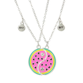 Summer Style 2pcs/set Heart Unicorn Cat Animal Pendant BFF Necklace for 2 Best Friends Girls Friendship Gifts