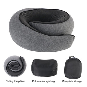 Travesseiro Super confort ErgoFlex Travel – O suporte perfeito para suas viagens e pausas.
