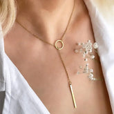 Colar Feminino Três Camadas em Prata 925 com Charme