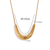 Pingente Arc Elegante Banhado a Ouro 18K
