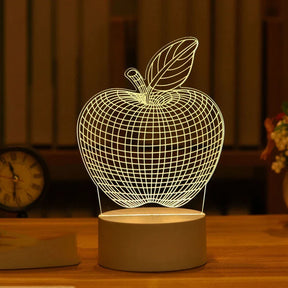Luminária 3D Criativa Noturna