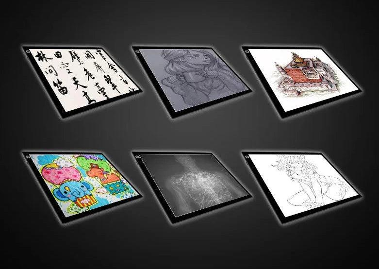 Prancha de Desenho LED para Artesanato