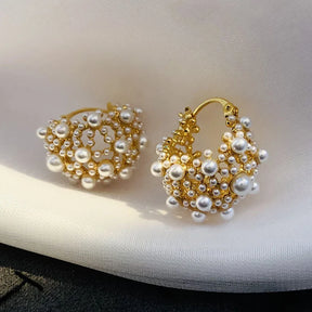 Brincos de Pérola Plus Elegantes e Modernos