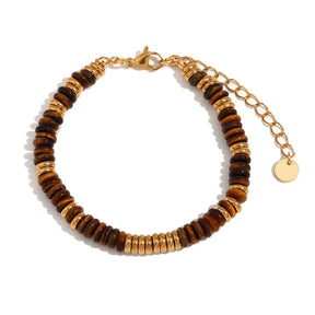 Colar e Pulseira Olho de Tigre Burnetts