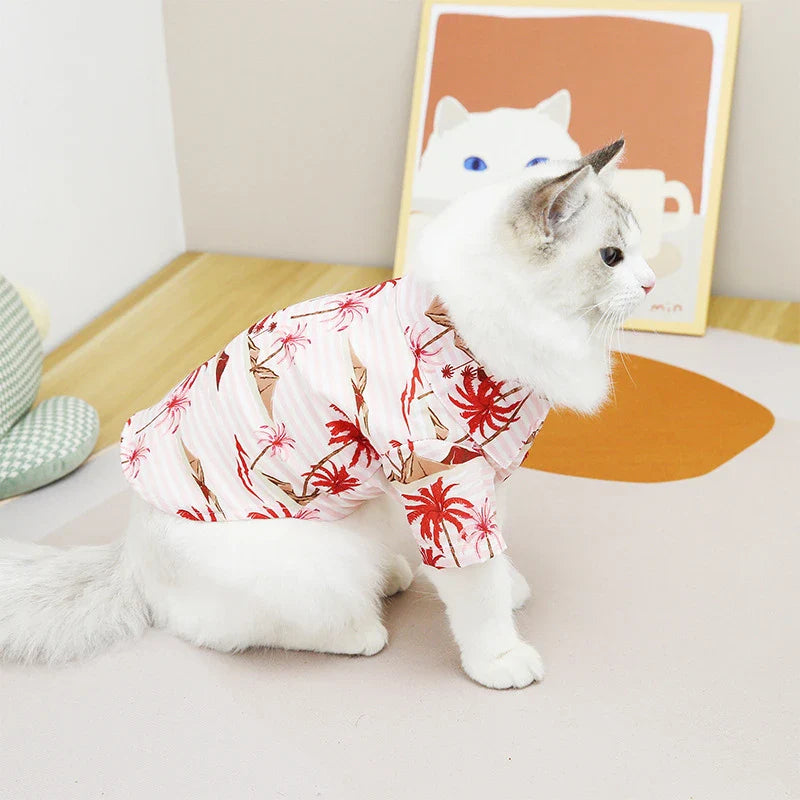 Roupinha Pet Camisa Havaí™ | Para Cachorro e Gato