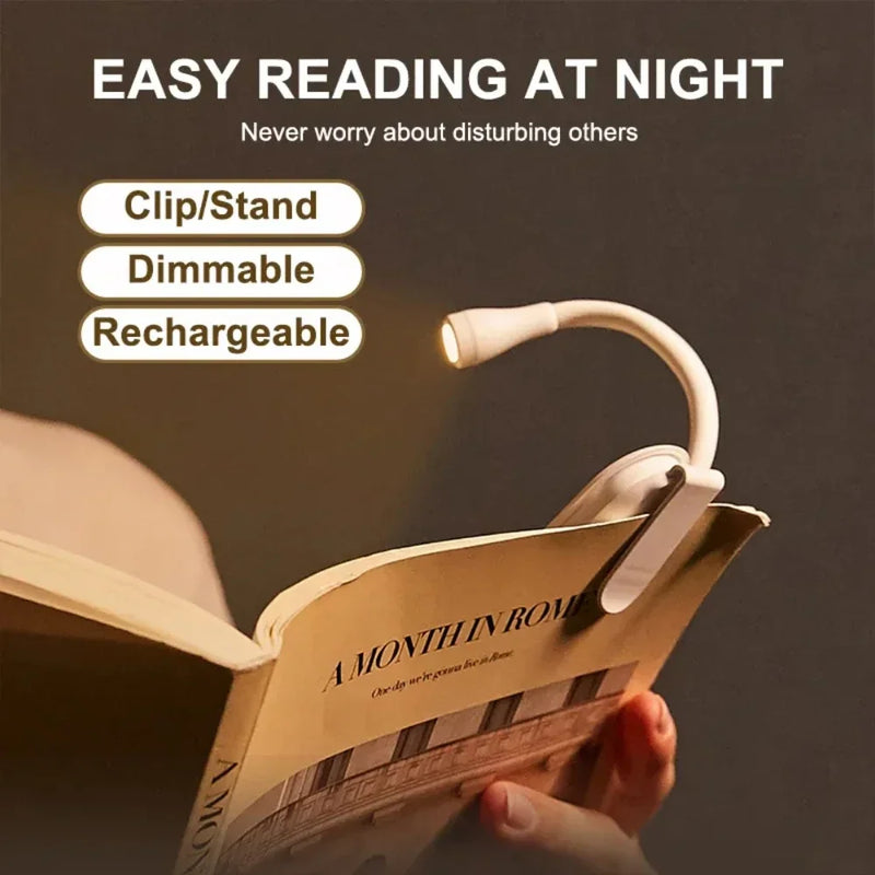 Mini led proteção para os olhos luz noturna de leitura ajustável clip-on lâmpada de mesa recarregável lâmpada de mesa de estudo para livro de viagem quarto