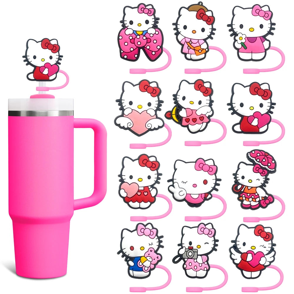 Tampa Protetora De Canudo Para Copo Stanley Hello Kitty