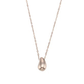Colar Elegante com Pingente de Gota em Aço Inox Banhado