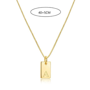 Colar Inicial Personalizado Banhado a Ouro