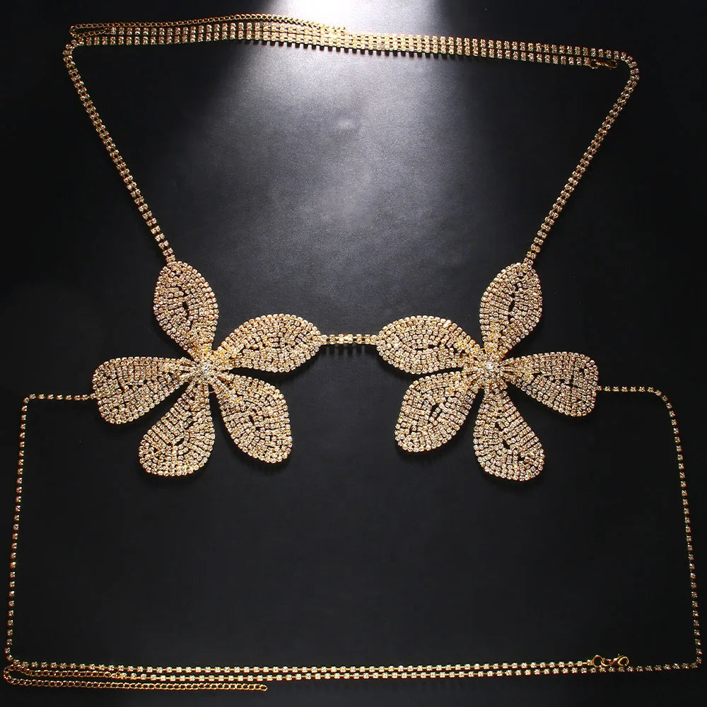 Top Strass Flor
