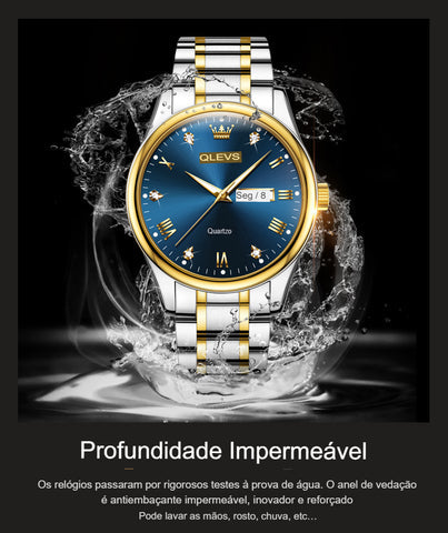 Relógio Diamond Lux Casal (Edição Limitada)