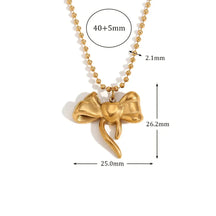 Colar Elegante com Laço e Pingente de Zircônia