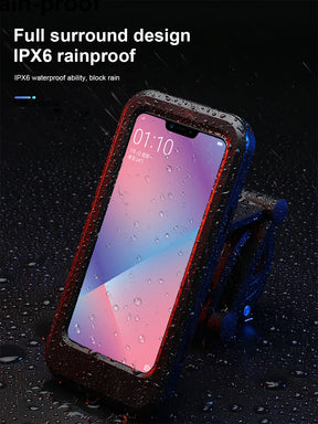 Suporte universal para celular para motocicleta, à prova d'água, gps, rotação 360 °, ajustável, para motocicleta