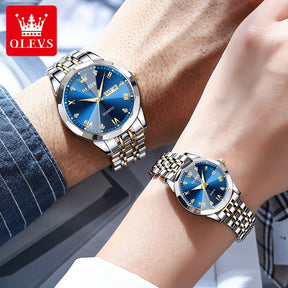 Relógio Diamond Lux Casal (Edição Limitada)