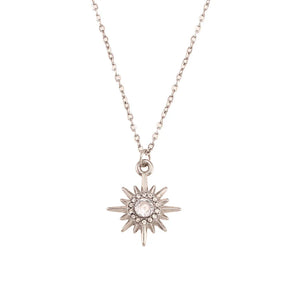 Colar Lucky Star com Zircônia e Pérola