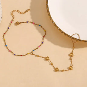 Pulseira Plus Coração Dourado Burnetts