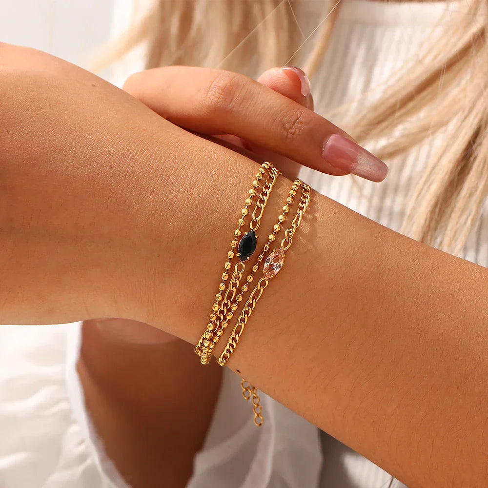 Pulseira Elegância Marquês Zircônia Burnetts Joias