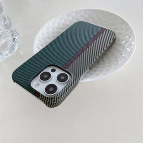 Capinha Para Iphone de Luxo em Fibra de Carbono