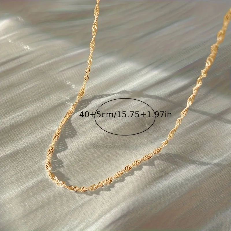 Colar Elegância Dourada Burnetts